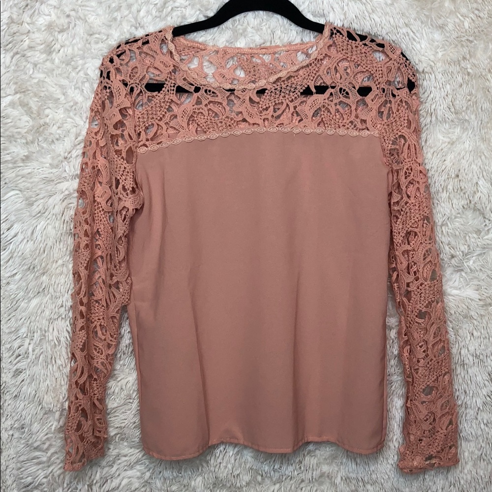 Sheer Lace Blouse